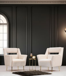 Atelier Del Sofa Sillón Orejero Mira en Crema